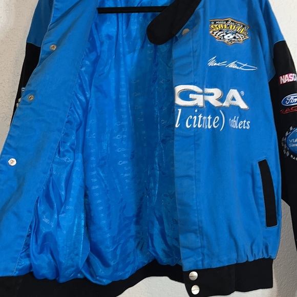 Vintage NASCAR Mark Martin #6 Roush RacingTeam coat Gatorade MacTools Race Core - Picture 10 of 10